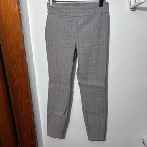 Calvin Klein plaid straight leg pants